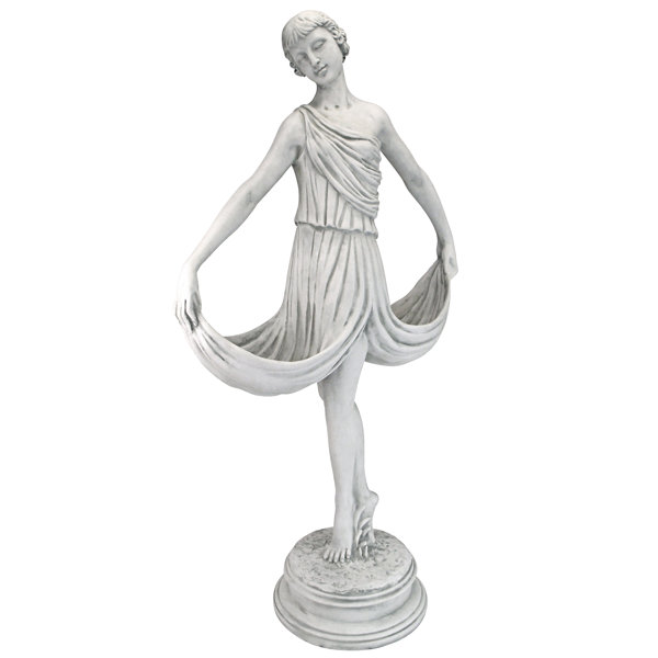 YouFine 31.5-Inch Tall Goddess of Nature Cast Bronze Statue